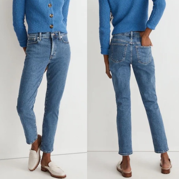 Madewell Denim - Madewell The Petite Mid-Rise Perfect Vintage Jeans in Knowland Wash